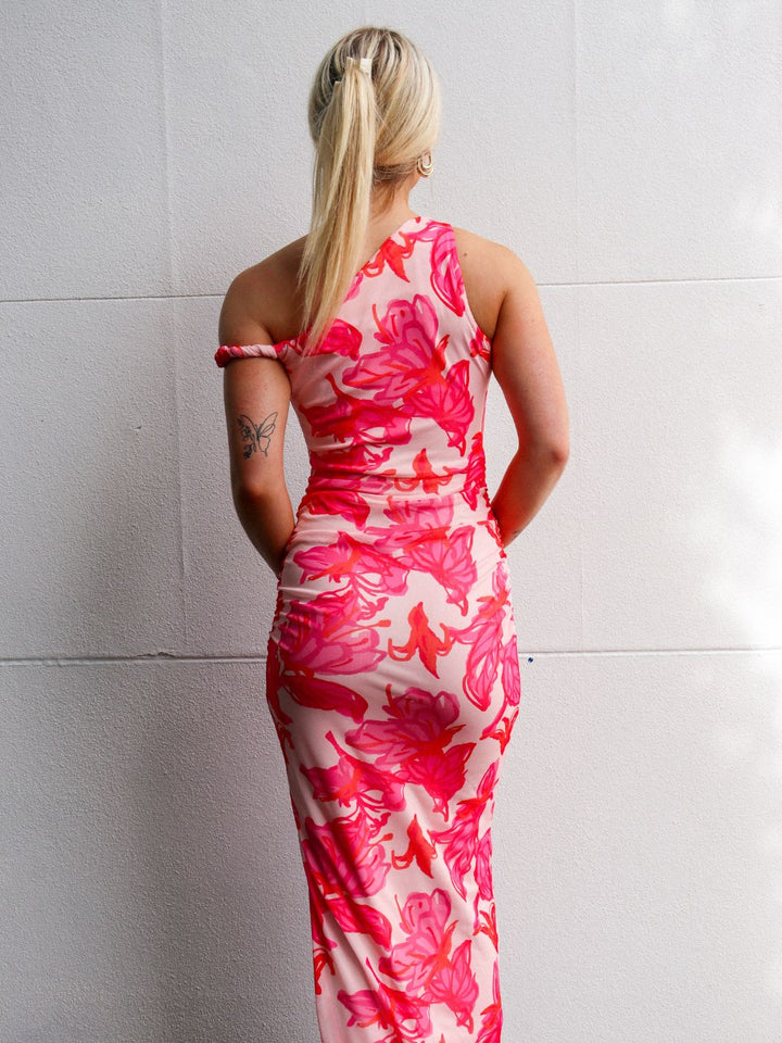 FLORAL BODYCON TWIST