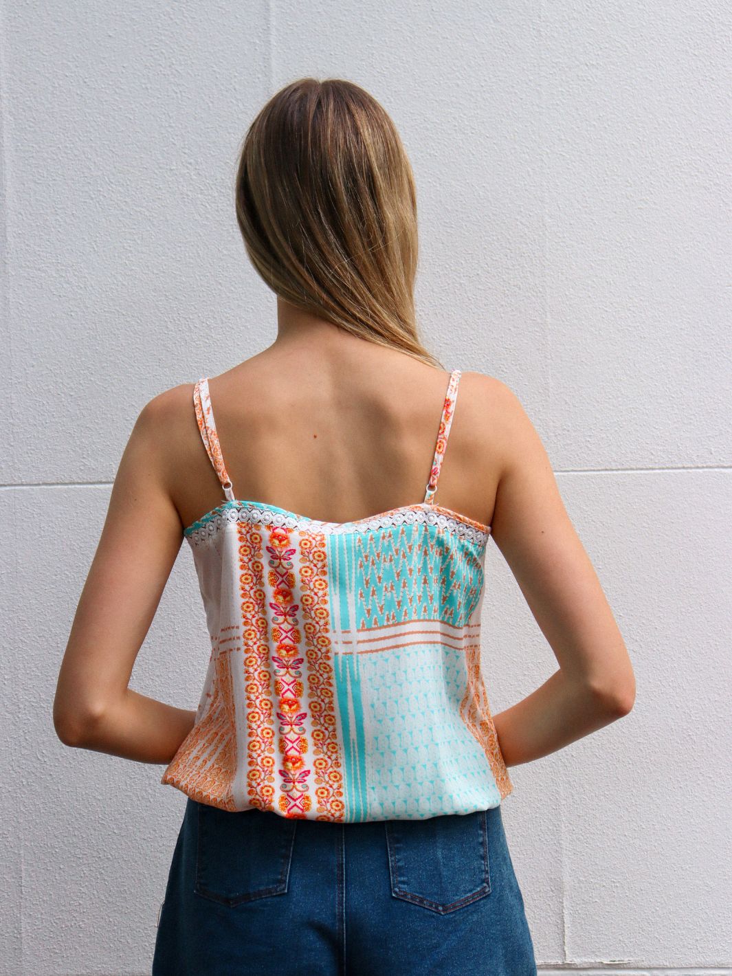 MOSAIC LACE TANK