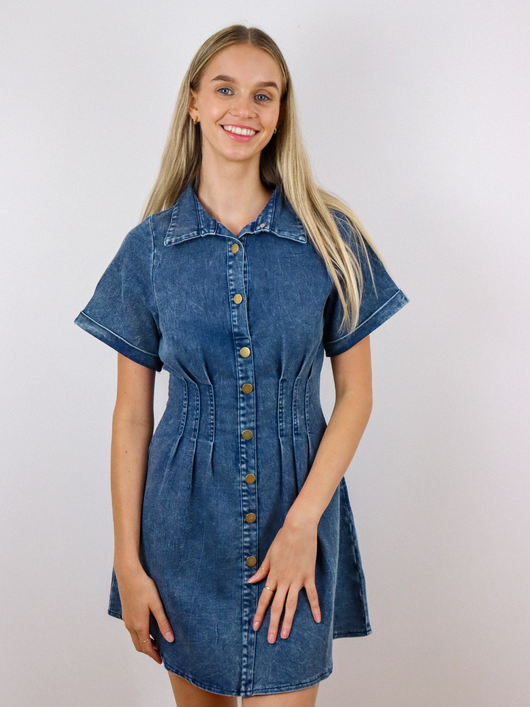 RELAXED DENIM MINI