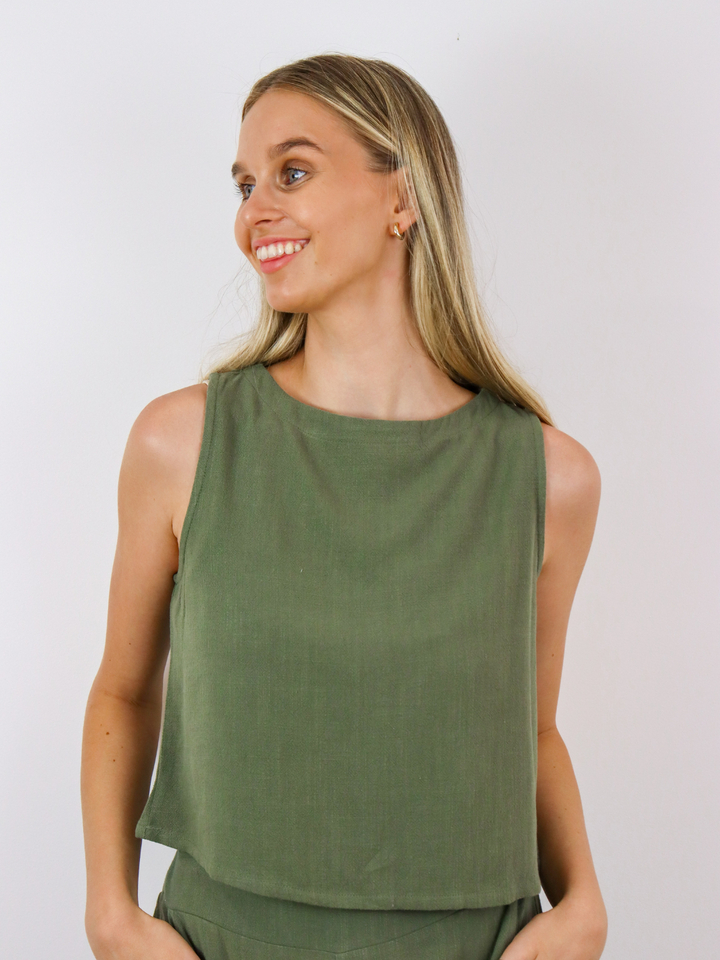 COCO LINEN TOP