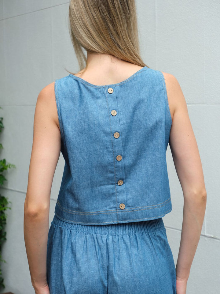 COCO DENIM TOP