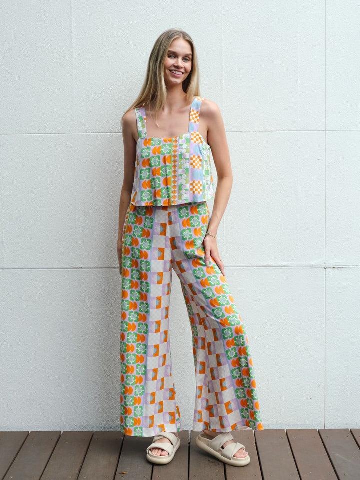 RETRO WALL JUMPSUIT